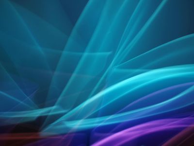 Fluid abstract lines in neon purple glow